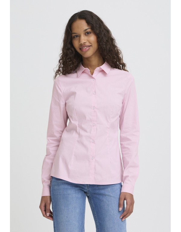 Camicia a righe fittata