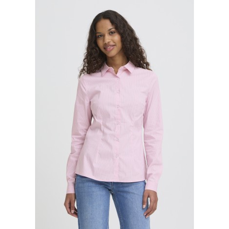 Camicia a righe fittata