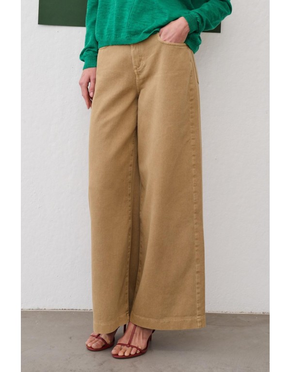 Jeans Wide-Leg in 100% Cotone