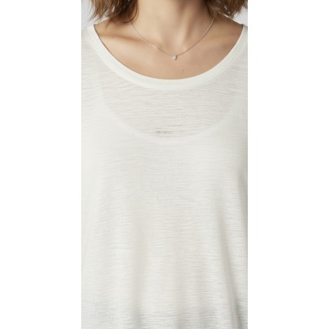 T-shirt Essential in 100% Lino – Bianco Latte