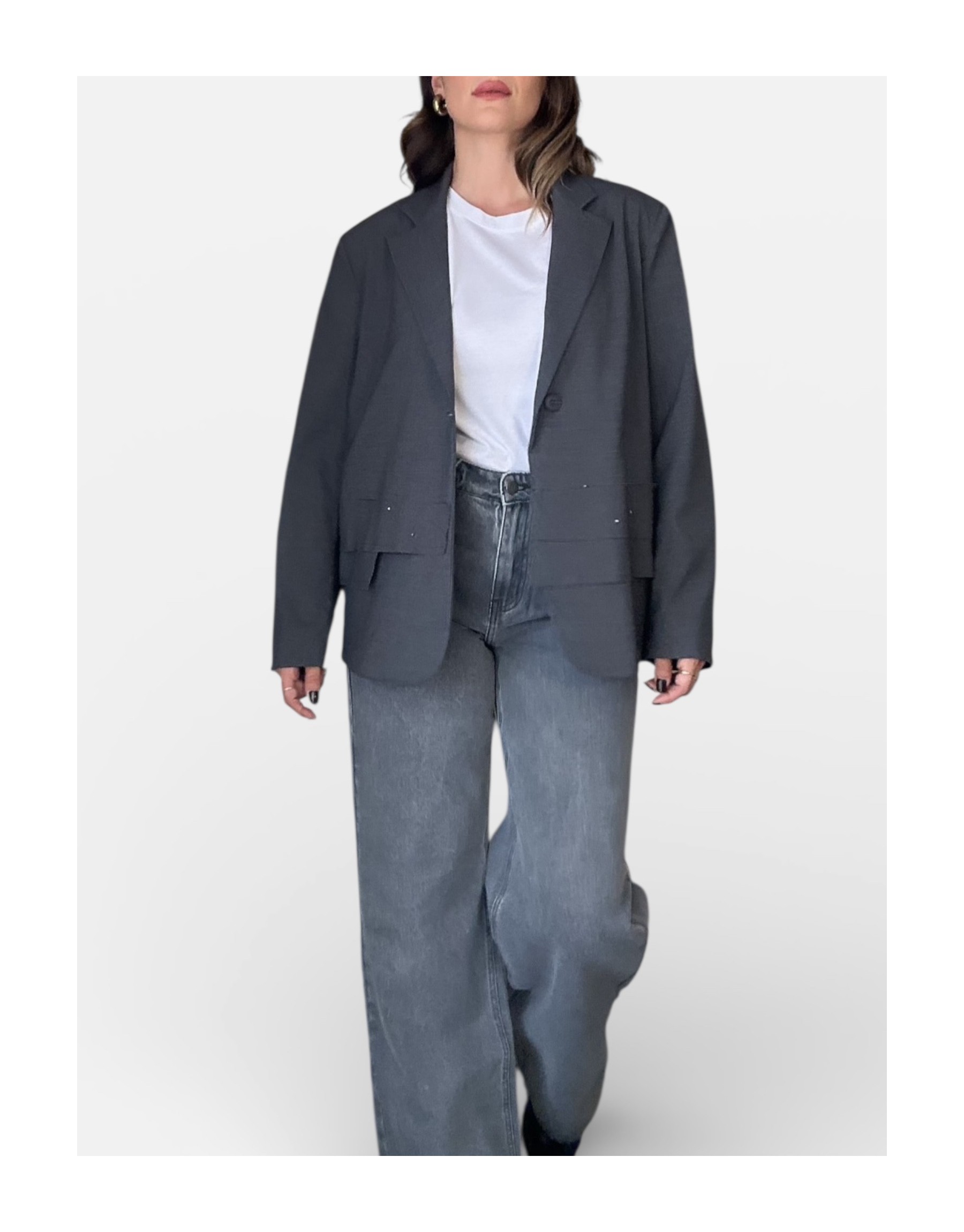 Giacca con micro strass