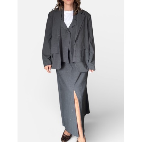 Giacca con micro strass