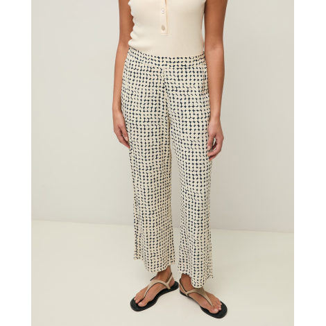 Pantalone Wide-Leg a Fantasia Geometrica "Retro-Chic"