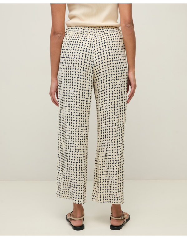Pantalone Wide-Leg a Fantasia Geometrica "Retro-Chic"