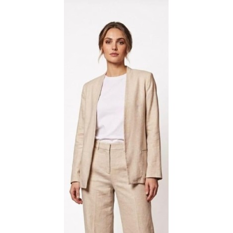 Blazer Destrutturato in Lino e Cotone – L’Eleganza del Minimalismo