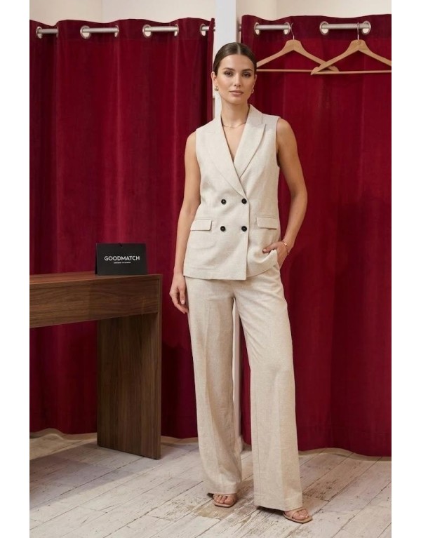 Blazer Destrutturato in Lino e Cotone – L’Eleganza del Minimalismo