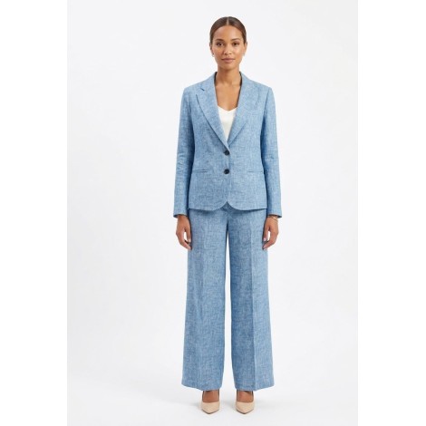 Blazer Sartoriale Monopetto in cotone fiammato