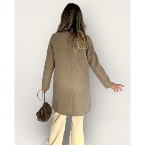 Cappotto midi mélange