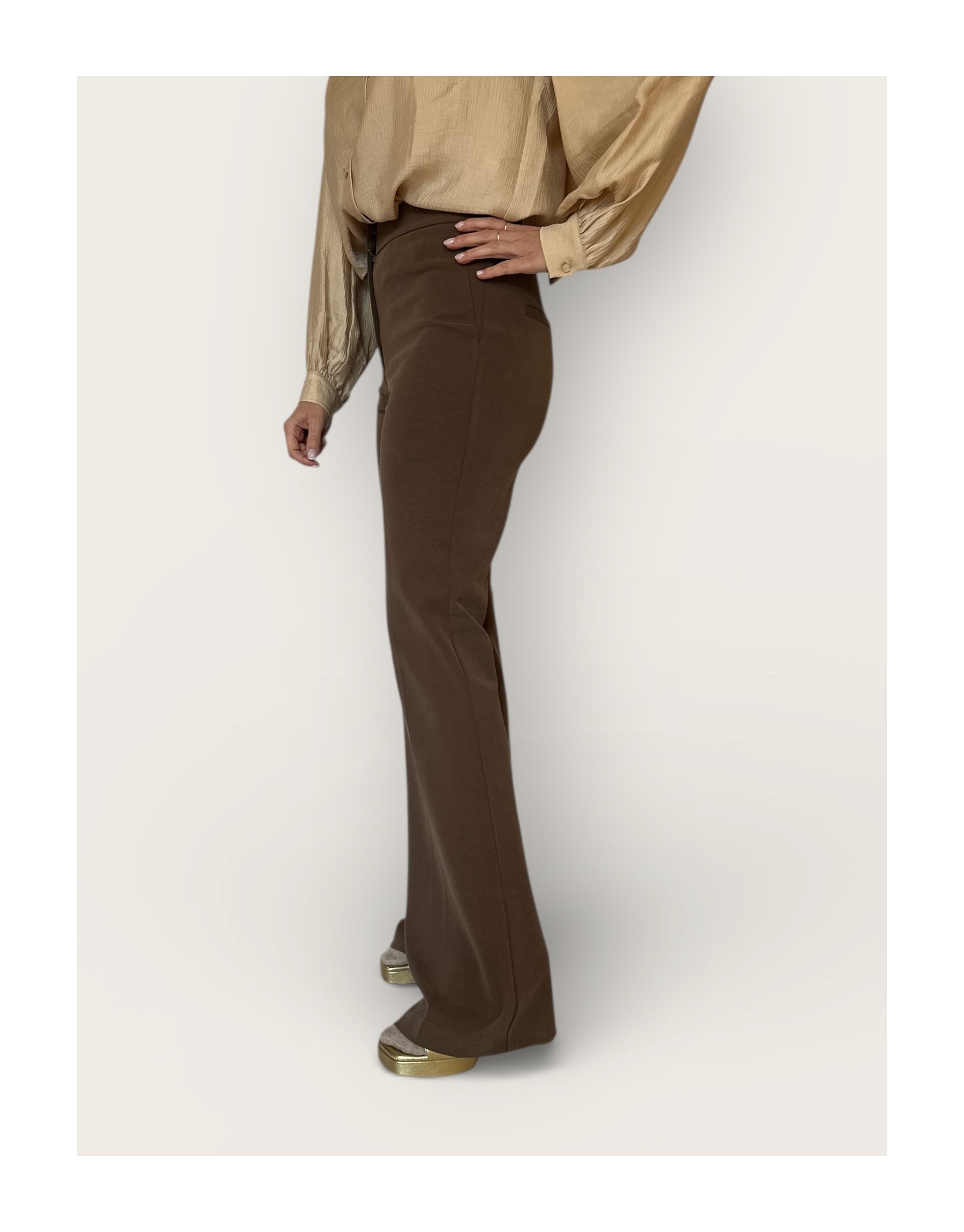 Pantalone Moka zampetta
