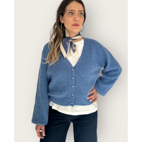 Cardigan azzurro