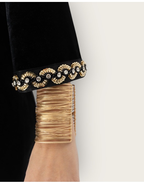 Abito midnight Sparkle in velluto