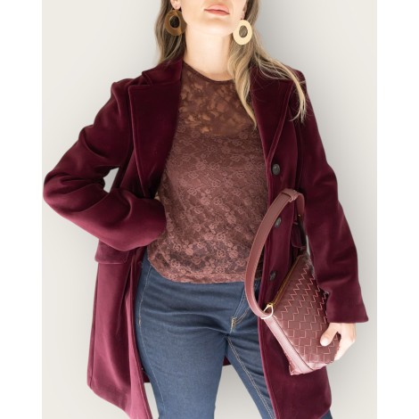Cappotto in velluto
