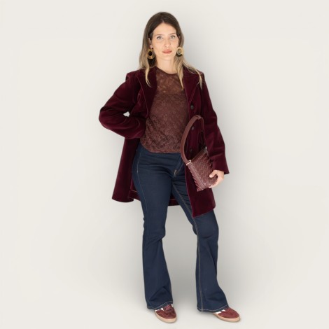 Cappotto in velluto