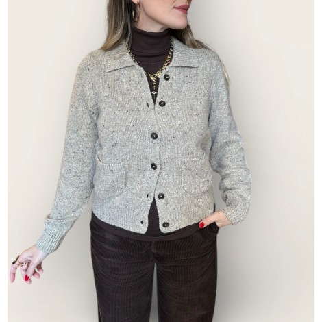 Cardigan in lana Beige Melange – Il tuo nuovo "Mai più senza"