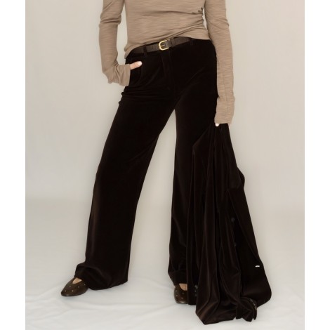 Pantalone velluto cioccolato