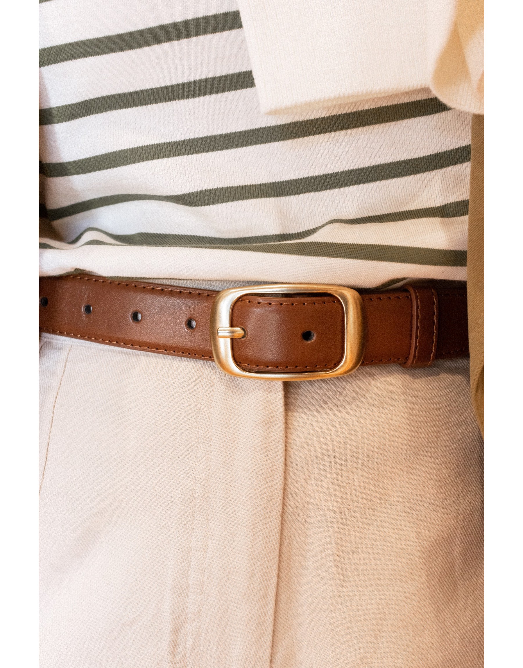 Cintura in Eco-Pelle  – Cuoio