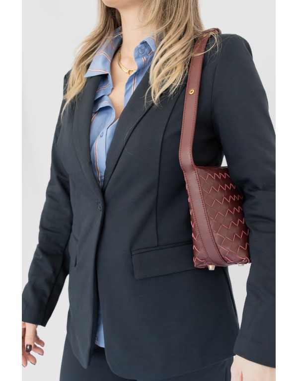 Blazer punto Milano blu