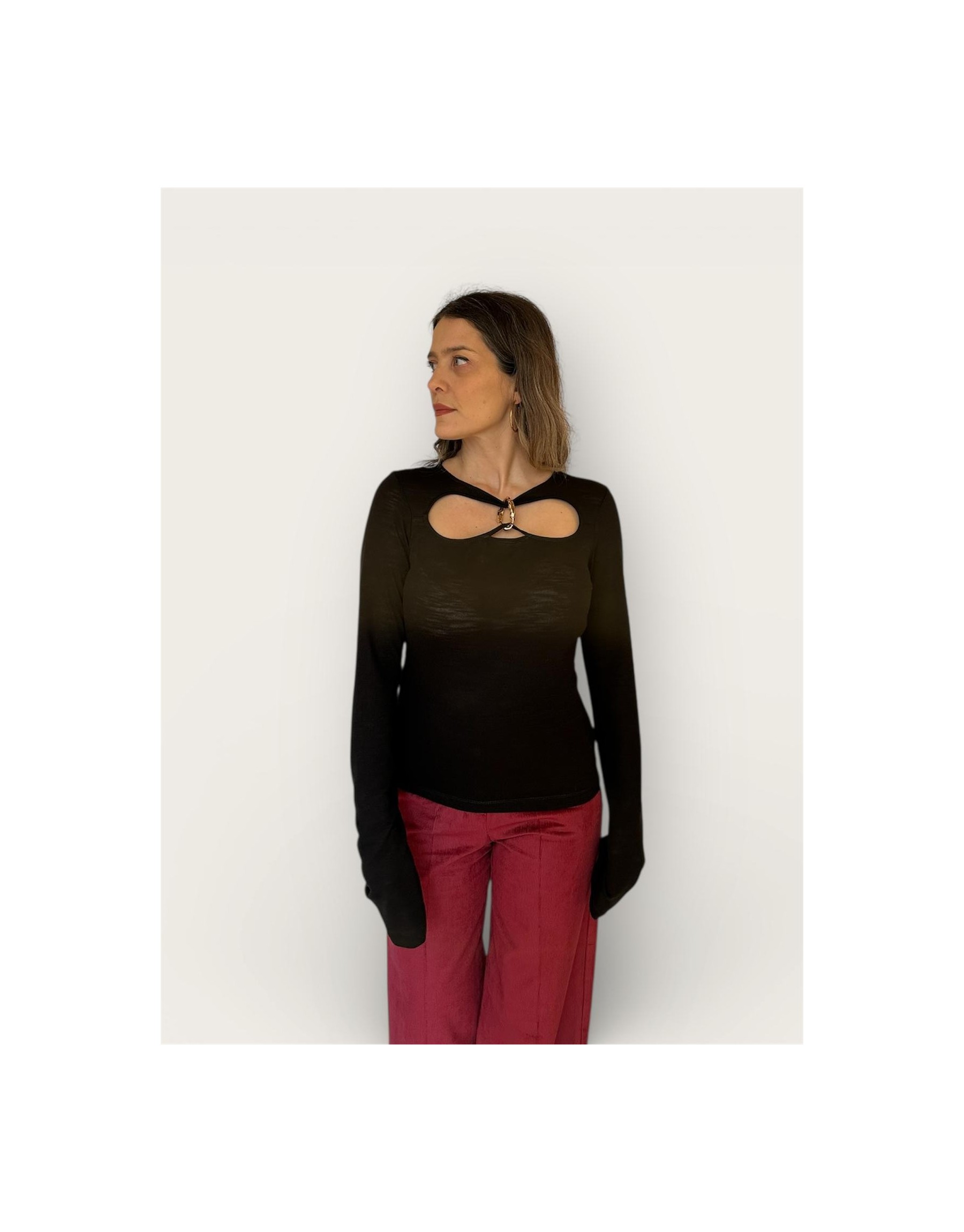 Maglia gioiello moro