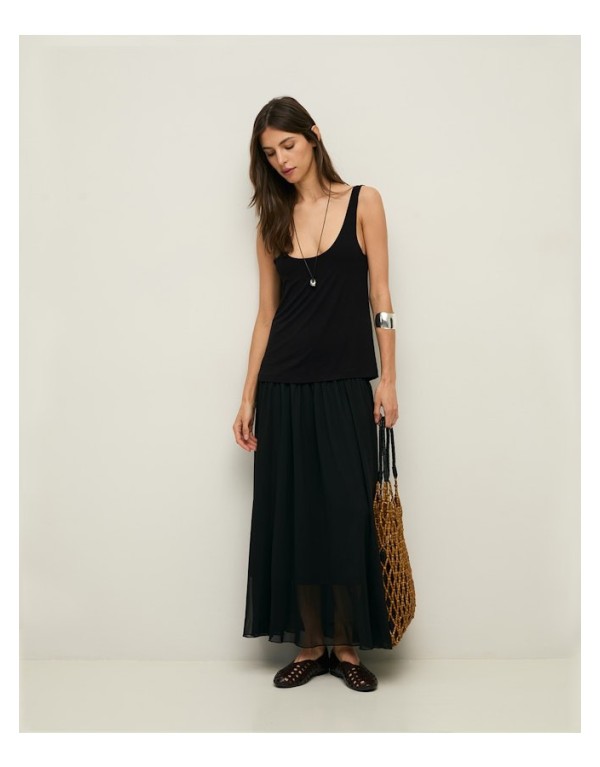 Abito Midi Two-in-One: Eleganza Minimal e Comfort