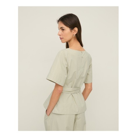 Blusa con Cintura  – Eleganza Naturale