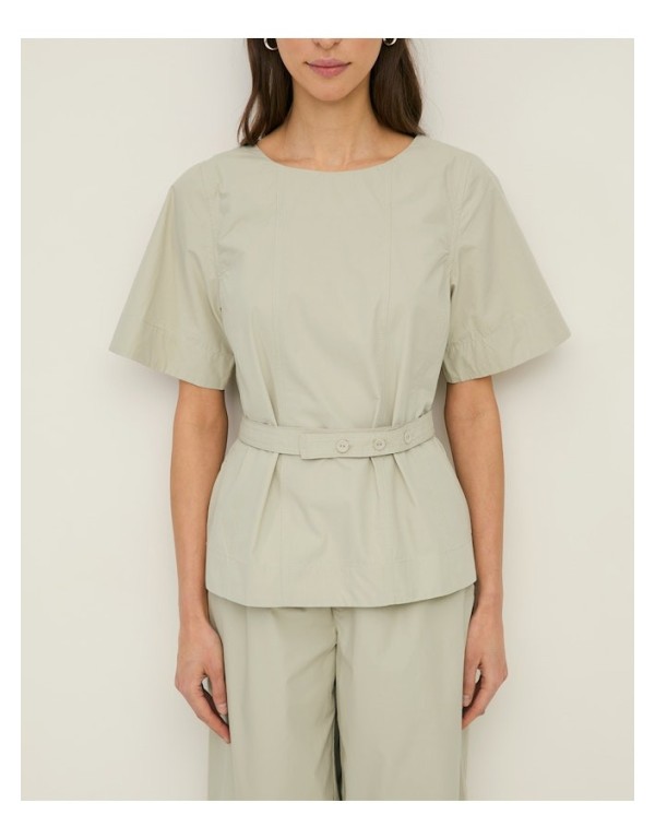 Blusa con Cintura  – Eleganza Naturale