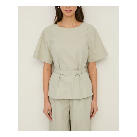 Blusa con Cintura  – Eleganza Naturale