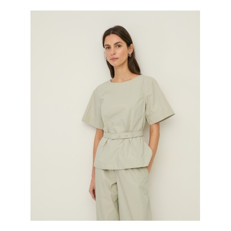 Blusa con Cintura  – Eleganza Naturale