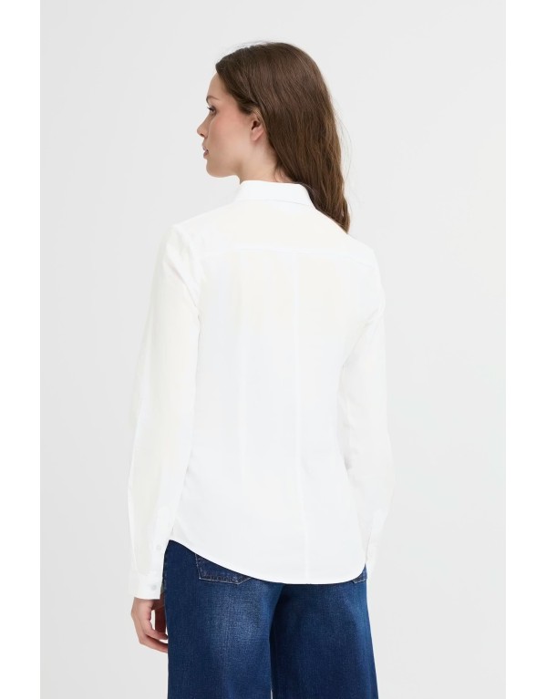 Camicia bianca fittata