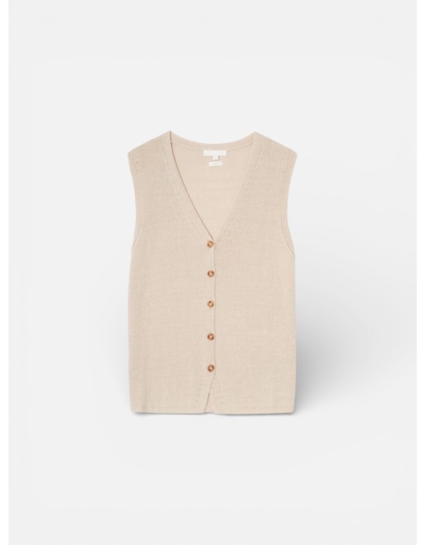 Gilet in lino