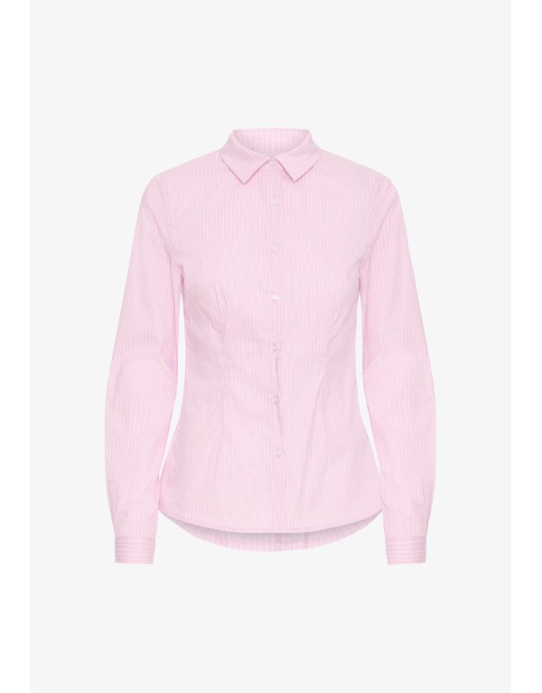 Camicia a righe fittata